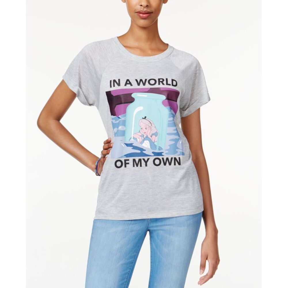 Disney Womens Alice'S World Graphic T-Shirt